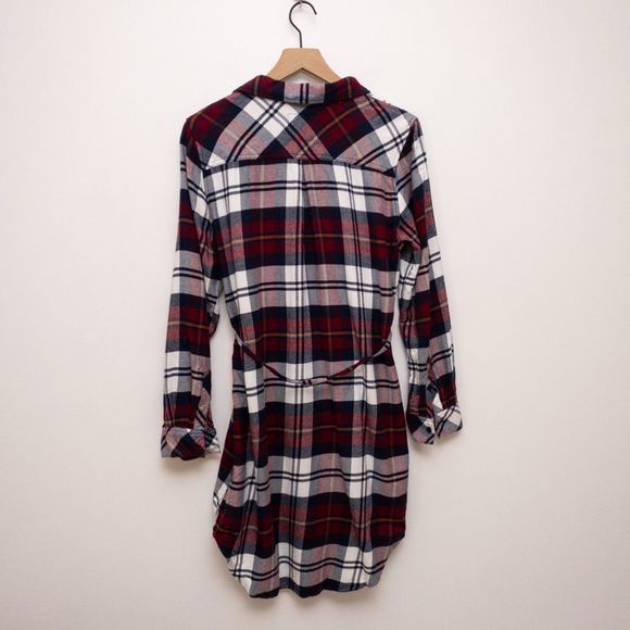 Rails Nadine Plaid Shirt Dress Size Large - Picture 4 of 8